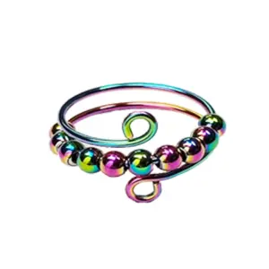 10 Beads 2 Head Circle Color / Adjustable Opening