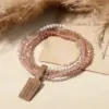 Wholesale Style Combination Hand Jewelry Vintage Personality 4 Bracelets Artificial Crystal Bracelets Accessories