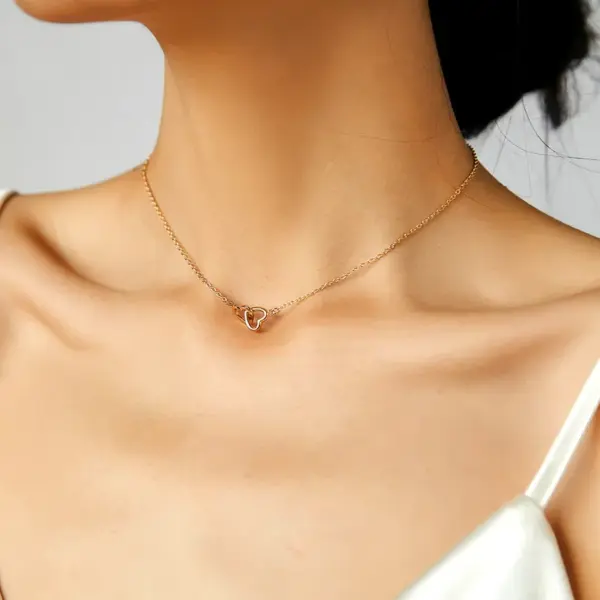 Copper Elegant Pearl Pendant Necklace