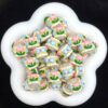 Wholesale Color collision round beads scattered bead beads