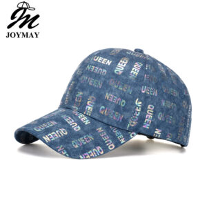 Wholesale Women's Fashion English QUEEN baseball cap peaked cap colorful letters heat stamping Sun Hat sun hat B1085