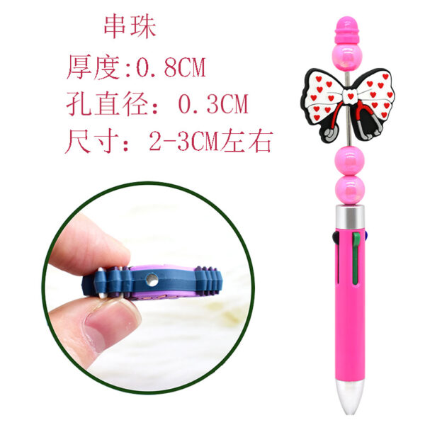 Wholesale Random 100pcs Bow Medical Medical Beads Focus Bead