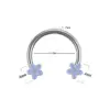 Wholesale 1 Piece Nose Rings & Studs Casual Star Flower Stainless Steel Copper Rhinestones Zircon