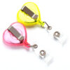 Wholesale Heart-shaped doctor and nurse pull tab, work ID badge, meal card strap, back clip, retractable plastic pull tab.