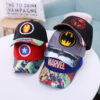 Wholesale Marvel Children's Hat Wholesale Spring and Autumn New Cartoon Cap Spiderman Team Batman Children's Baseball Cap