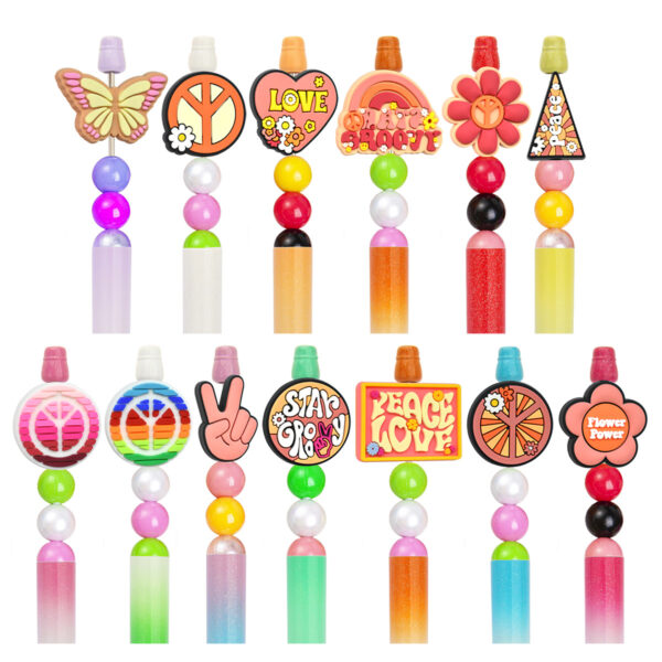 Wholesale High-value love and peace personalized beads