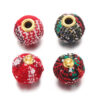 oly-a5f92bfdee95c00f4d3d3de4c07b2b6c Wholesale Christmas Snowflake Series Cloth Bag Checkered Beads