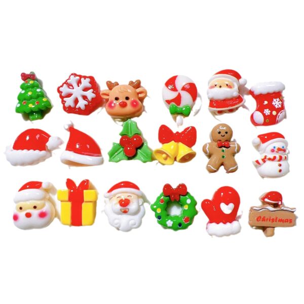 Wholesale Christmas resin accessories wholesale DIY handmade materials