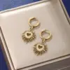 Wholesale 1 Pair XUPING Simple Style Heart Shape Irregular Plating 304 Stainless Steel 18K Gold Plated Drop Earrings