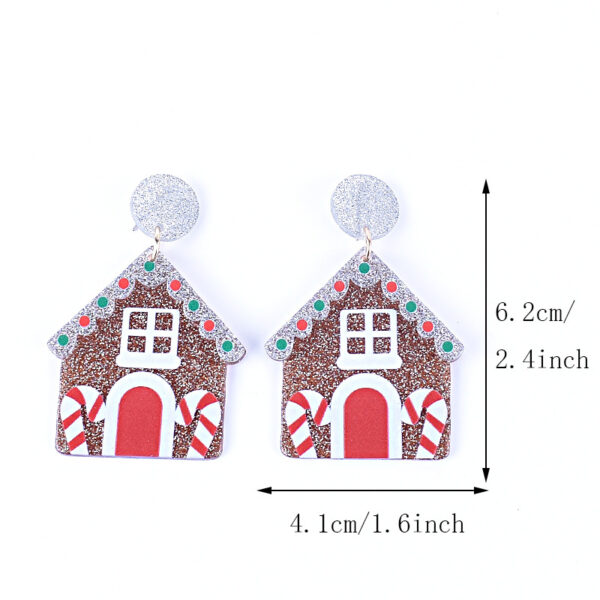 Wholesale Christmas earring Santa Claus Christmas tree OLY Exclusive