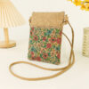 Wholesale Popular Bohemian Style Cork Mobile Phone Storage Bag Women's Crossbody Bag Shoulder Strap Adjustable Travel Souvenir