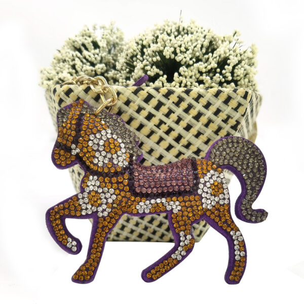 oly-a62c0a8379fcc13d6693735db8b3b107 Wholesale 4pcs cartoon pendant hot drill pony creative keychain