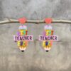 Wholesale Cross-border Acrylic Teachers' Day Graduation Season Opening Season Pencil Color English Letter Holiday Gift Earrings