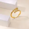 Women's Heart-shaped Open Ring Daily Matching Hand Jewelry