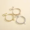 Wholesale PVD Coated 18K Gold Plated Heart Titanium Steel Fashion Waterproof Non Tarnish Bracelets