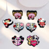 Wholesale Valentine's Day Beads Silicone Cartoon Jewelry Focal Beads
