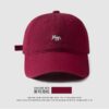 Wholesale Embroidered Little Fox Baseball Cap 2025 New Men's and Women's Wide Brim Face Revealing Small Peaked Cap Sun Shade Breathable Casual Easiest for Match