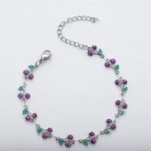 Steel+Purple / 45+5cm