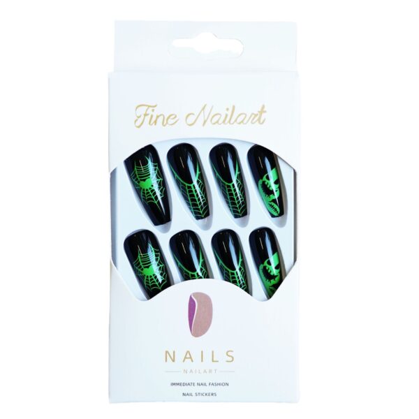 Wholesale Halloween Ghost Spiderweb Nail Art Patches Wearable Nails