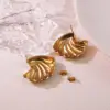 Wholesale 1 Pair Cute Novelty Simple Style Irregular 304 Stainless Steel Imitation Gold Electroplating Ear Studs