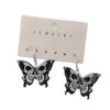 oly-a64994ca075428cbc29488ee7237a6a7 Wholesale y Skull Butterfly Earrings, Flat Acrylic, Creative Personalized Skull Earrings