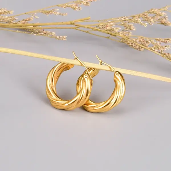 Wholesale Vacuum Plating PVD Coated 18K Gold Plated 18K Gold 304 Stainless Steel Titanium Steel