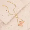 Copper 18K Gold Plated Fashion Gold Plated Inlaid Zircon Butterfly Zircon Bracelets