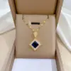 Wholesale Golden Plated 304 Stainless Steel Electroplating Zircon Rhombus Luxurious Earrings Necklace For Women'S