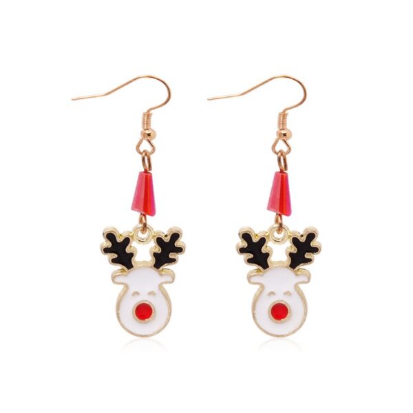 oly-a654d84263168382527a211a12dbc6ae Wholesale Christmas Hat Elk Christmas Bell Earrings