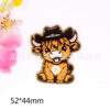 Wholesale New loose powder cartoon cute calf pony bag accessories acrylic cute DIY patch accessories