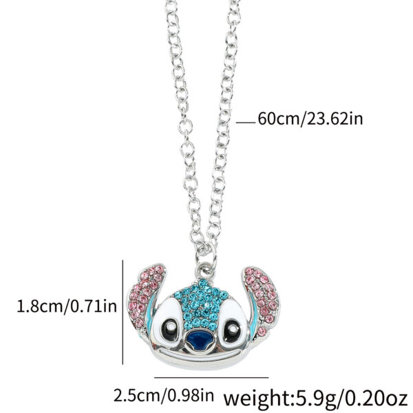 Wholesale Cute Cartoon Rhinestone Drop Necklace