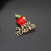 oly-a677f7f9c20386fddea0858d19c12b5a Wholesale Christmas Apple Brooch