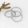 Wholesale PVD Coated 18K Gold Real Gold Plated Solid Color 304 Stainless Steel Simple Style Waterproof Non Tarnish 304 Stainless Steel Bangle