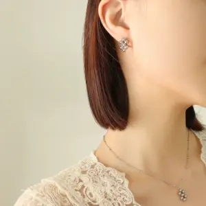 F061-Steel Earrings