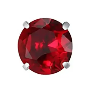 Titanium Natural Color Pointed Bottom (pomegranate Red) / M0.9 Thread*4mm