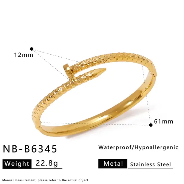 Wholesale INS Style Elegant Simple Round Oval Heart Shape 304 Stainless Steel Clasp Bracelet Pearl Zircon Bracelet Set Furnace Vacuum Electroplating 18K Women's Jewelry