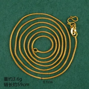 X4707 Snake Bone Chain-60cm