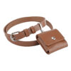 Wholesale Belt bag integrated genuine leather waist hanging headphone bag
