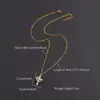 Wholesale New Fashion Vacuum Electroplated 18K Real Gold Gold Silver Micro Pave Zircon Cross Crown Pendant 201 Stainless Steel Chain Women's Necklace