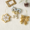 Wholesale Christmas decorative ornaments, 3D snowflake bows
