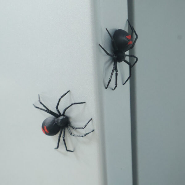 Wholesale Cross-Border New Product Spider Magnetic Fridge Sticker Black Widow Spider Magnet Refrigerator Magnet