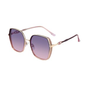 Pink gold frame purple powder tablets