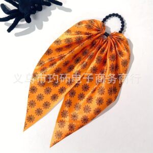 Rubber band style-orange-spider web
