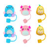 Wholesale New plush toy cartoon straw cap straw cover dust plug straw personality suitable for 10mm straw