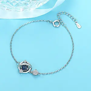 Fantasy Planet Bracelet [White Gold Color]]