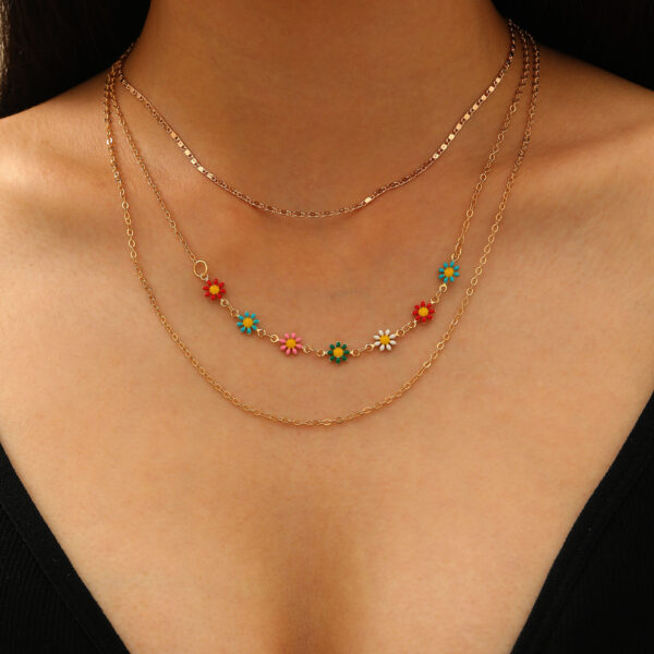 Wholesale Fresh Daisy Flower Necklace