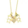 Wholesale Cross-border Hot-selling Couple Pendant Copper Necklaces