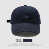 Wholesale Embroidered Little Fox Baseball Cap 2025 New Men's and Women's Wide Brim Face Revealing Small Peaked Cap Sun Shade Breathable Casual Easiest for Match