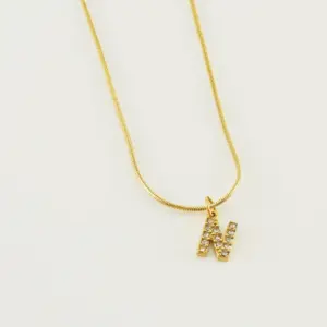 Gold Letter N / 18K
