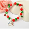 Wholesale Christmas Snowman Santa Claus Beaded Bracelet